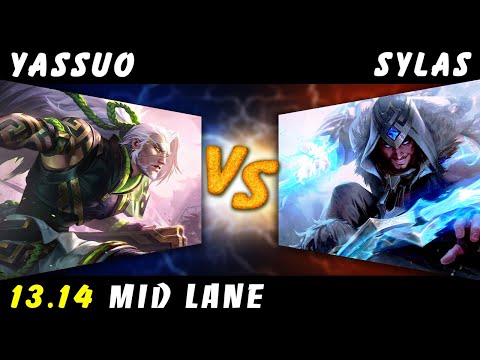 YASSUO - Yasuo vs Sylas MID Patch 13.14 - Yasuo Gameplay