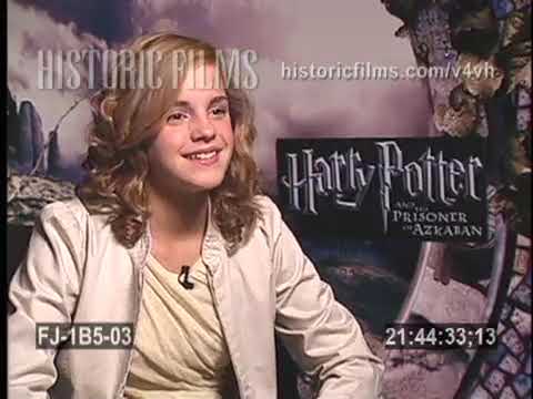 Harry Potter & The Prisoner of Azkaban Emma Watson Interview Press Junket (2004)