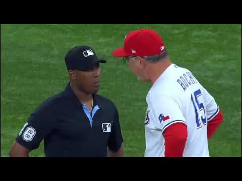 MLB | 3 Rangers Ejected After Controversial Check Swing Call