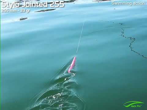 New Innovative Lure Jack Fin Stylo JOINTED 255mm 33gr - Underwater Movement | by KN Fishing Stores 