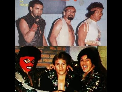Lucha retro  LOS INFERNALES vs GUERREROS (Ms1, Satánico, Espectro Jr VS Sangre Chicana, Mocho Cota)