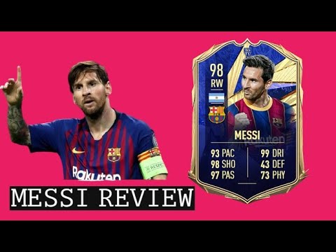 TOTY MESSI 98 RATED PLAYER REVIEW - FIFA 21 ULTIMATE TEAM