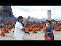 ஈஷா யோகா மையத்தில் கும்மி ஆட்டம் மங்�