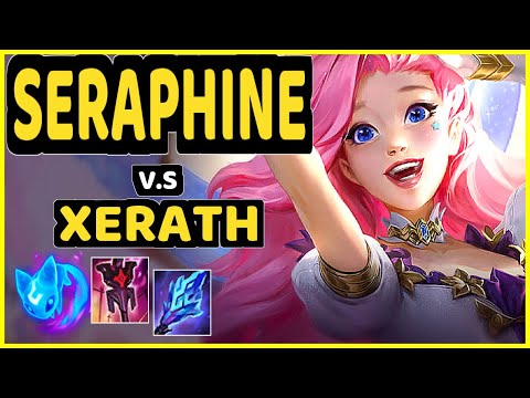 SERAPHINE vs XERATH - BOTTOM SUPPORT GAMEPLAY - EUW Ranked MASTER