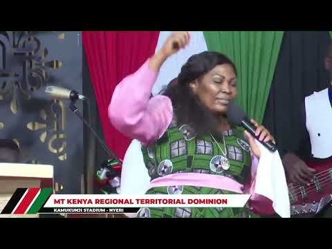 PASTOR ANN THUO WORSHIP AT MT KENYA DOMINION CONFERENCE