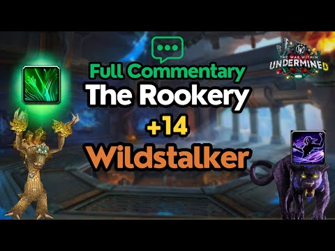 Full Commentary: Tips, Tricks & Thoughts in High Keys | +14 ROOK | Resto Druid POV | WoW TWW 11.1