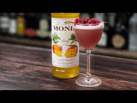 Mango Cocktails - Raspberry & Mango Martini