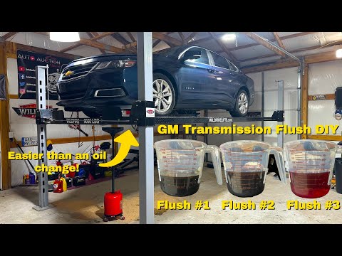 Cheap and Easy Transmission Flush on Chevy Buick Cadillac - Easier than an Oil Change - DIY
