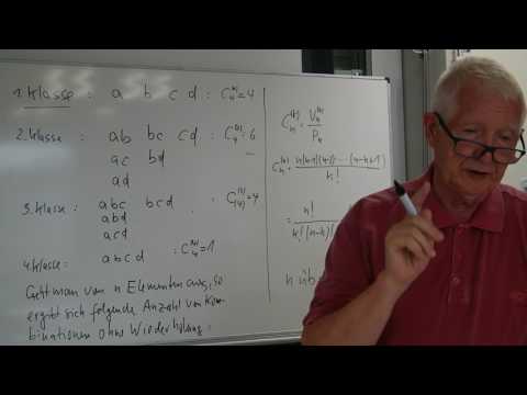 Kombinationen ohne Wiederholung