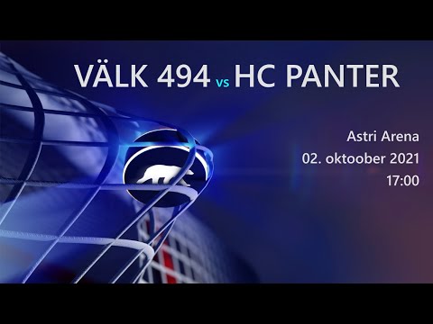 Välk 494 vs HC Panter - Coolbet Hokiliiga 02.10.2021