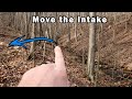 Moving The Micro Hydro Intake