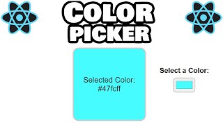 Build this React Color Picker app in 10 minutes 🖌