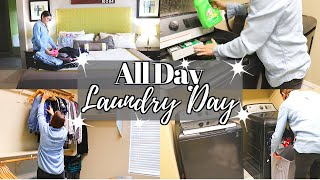 LAUNDRY BUDDY DAY // CLEANING MOTIVATION // CLEANING MOM
