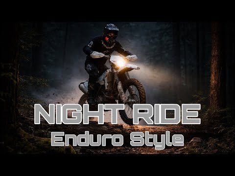 Adrenalin PUR - Night Ride im Wald    4K