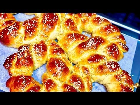 Romanian Pretzel with Sesame Seeds 🇷🇴