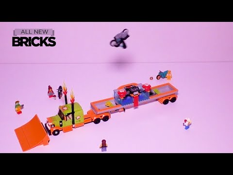 Vidéo LEGO City 60294 : Le camion de spectacle des cascadeurs