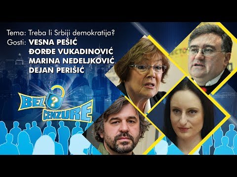 BEZ CENZURE - Marina Nedeljković, Vesna Pešić, Đorđe Vukadinović i Dejan Perišić