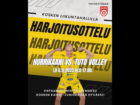 Hurrikaani Loimaa- Tuto Volley miesten mestaruusliiga harjoitusottelu