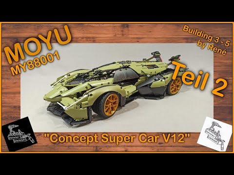 Megastarker neuer Hersteller | Teil 2 des MOYU Lambo Concept Cars MY88001