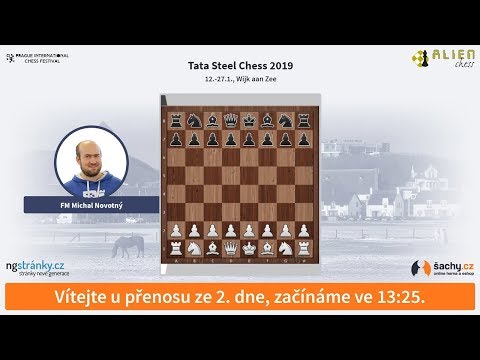 Tata Steel Chess 2019 (Wijk aan Zee) - přímý přenos ze 2. dne, komentuje FM Michal Novotný