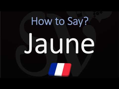 How to Say Yellow in French? Color Pronunciation | How to Pronounce Jaune