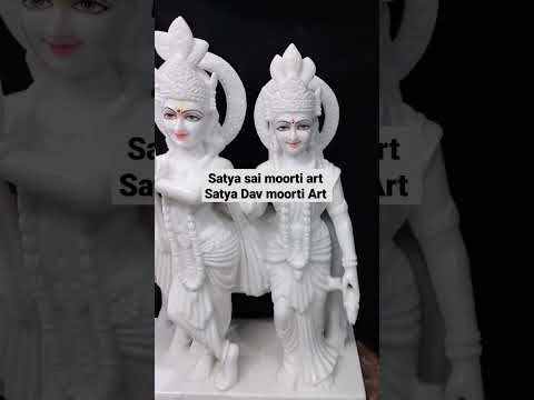 Marble Jugal Jodi Radha Krishna Statue