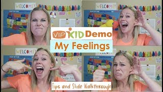 VIPKID Demo- "My Feelings" Tips and Slide Walkthrough