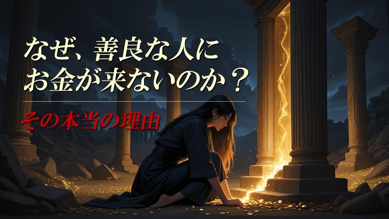 なぜ、善良な人にお金が来ないのか？その本当の理由は…【ダイジェスト版】