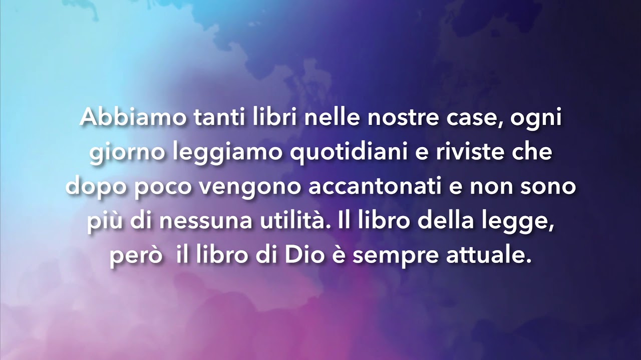 Meditazione Calendario "Parole di Vita" del 8 luglio 2019