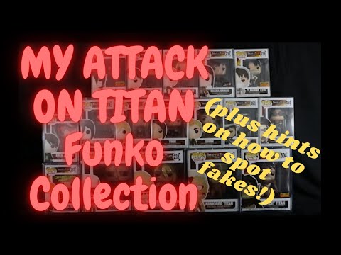 My Attack On Titan Funko Pop Collection plus hints on how to spot fakes!