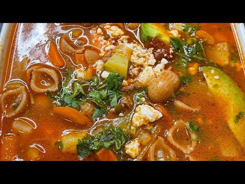 Cómo Hacer Sopa De Conchitas Con Carne  Verduras Nutritiva y Con Mucho Sabor.