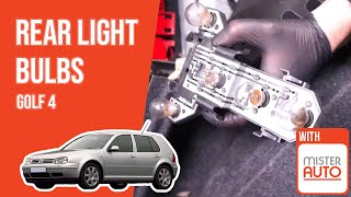 Youtube thumbnail of video "How to replace the rear light bulbs Golf 4 💡"