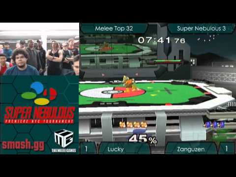 SN3 Top 32 - Lucky (Fox) vs Zanguzen (Falco) Losers Round 4 Part 2