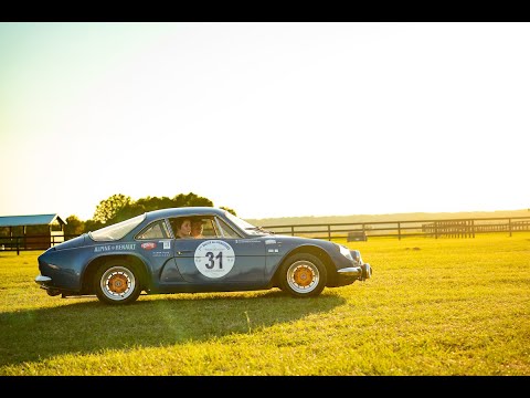 1969 Renault Alpine A110 1600S Carolina Country Roads Driving Video Exhaust Racing