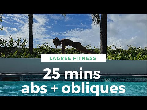 25 mins Abs & obliques// Lagree Fitness + Pilates workout 🔥