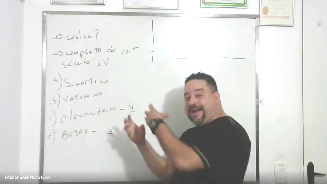 O códice Sinaítico.