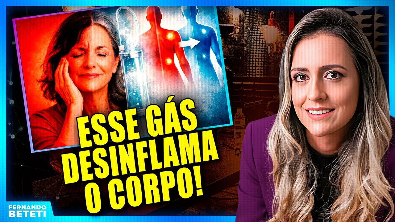 O gás que ajuda o corpo a desinflamar rapidamente - Dra. Vanessa Goulart - Fernando Beteti