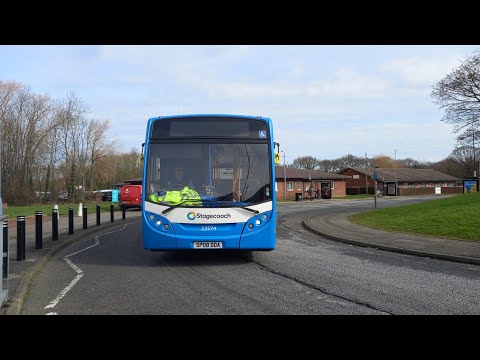 Stagecoach north east Man 18.240LF ADL enviro 300 22574 [SP08 DDA] operating the 10to Lingfield Park