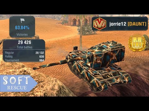 FV4005: 7100 Damage , 4 Frags - WOT BLITZ -