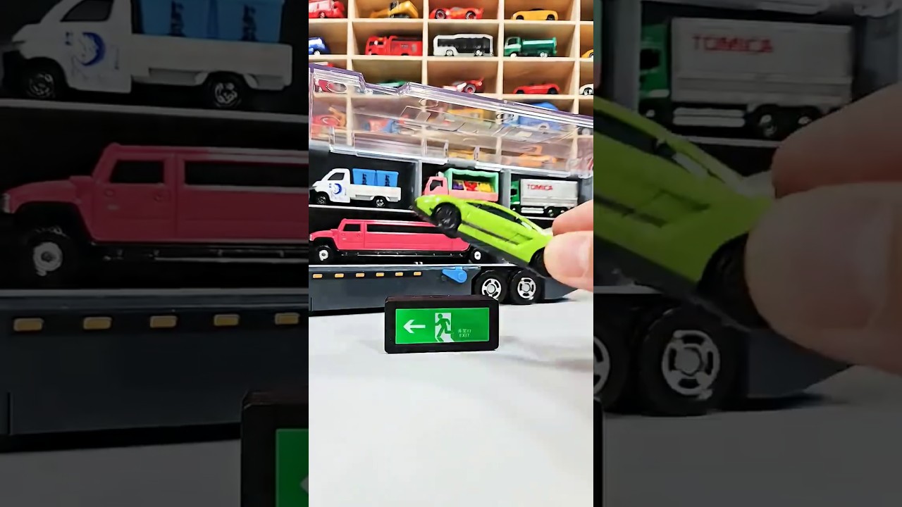 Tomica Fast Unboxing ASMR ☆ Diecast Cars Unbox and Run!! #short #tomica #diecast