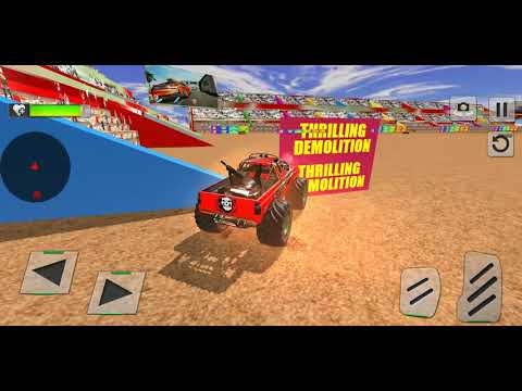 Real Monster Truck Demolition Derby Crash Stunts
