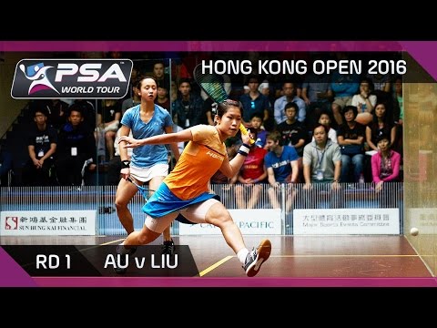 Squash: Hong Kong Open 2016 - Au v Liu - Rd 1 Highlights