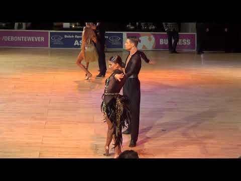 2019 Dutch Open Youth U19 Latin R1 H1 Rumba Bonkovskiy Lujan
