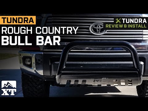 2007-2021 Tundra Rough Country Bull Bar; Black Review & Install