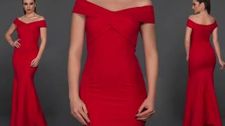En Şık Kırmızı Abiye Elbise Modelleri #Abiyef