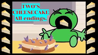 NOT MY CHEESECAKE! All endings (TPOT 3 Meme)