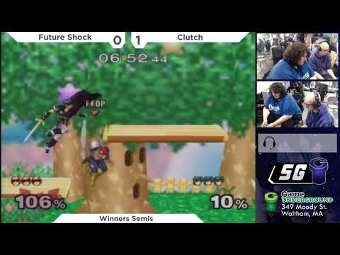 SG 22.8 SSBM - Future Shock (C. Falcon) vs. Clutch (Marth) - Melee WSF