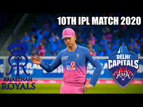 Rajasthan Royals vs Delhi Capitals 10TH IPL MATCH 2020 - Cricket 19 Gameplay 1080P 60FPS