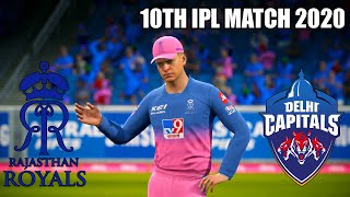 Rajasthan Royals vs Delhi Capitals 10TH IPL MATCH 2020 - Cricket 19 Gameplay 1080P 60FPS