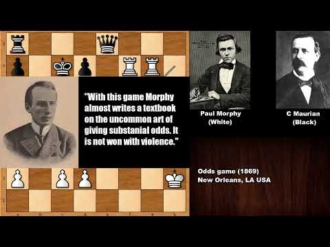 Paul Morphy vs Charles Maurian - New Orleans (1869)